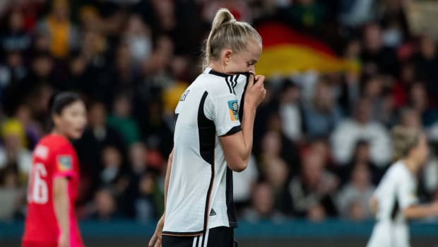 Germany after conceding to South Korea.